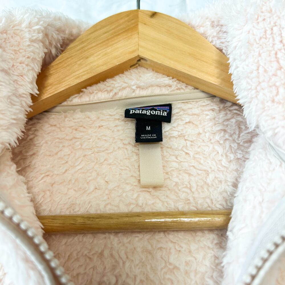 Patagonia Women’s Los Gatos Fleece Quarter Zip Pullover Pink Size Medium - Picture 3 of 8